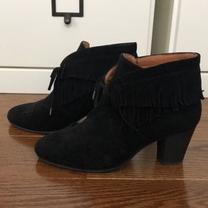 Gentle souls fringe booties